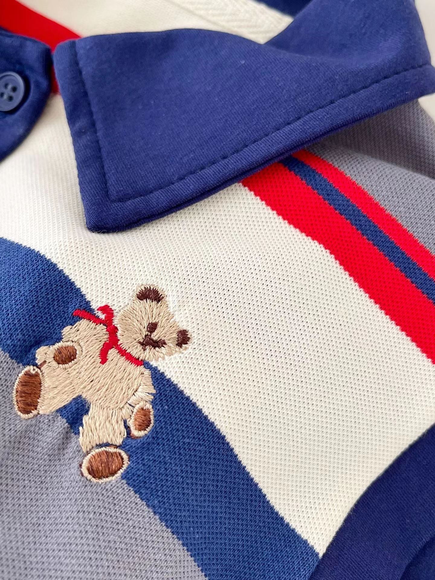 Conjunto Infantil Masculino Lístras Ursinho