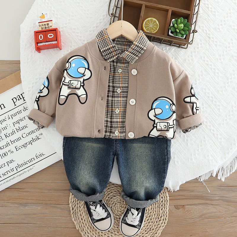 Conjunto Infantil 3 Peças Astronauta