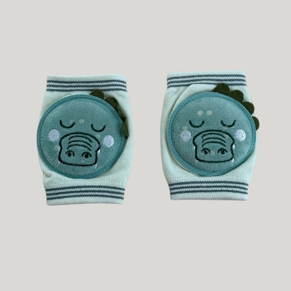 Joelheira Bebê Anti-Atrito Proteção Engatinhar Dino