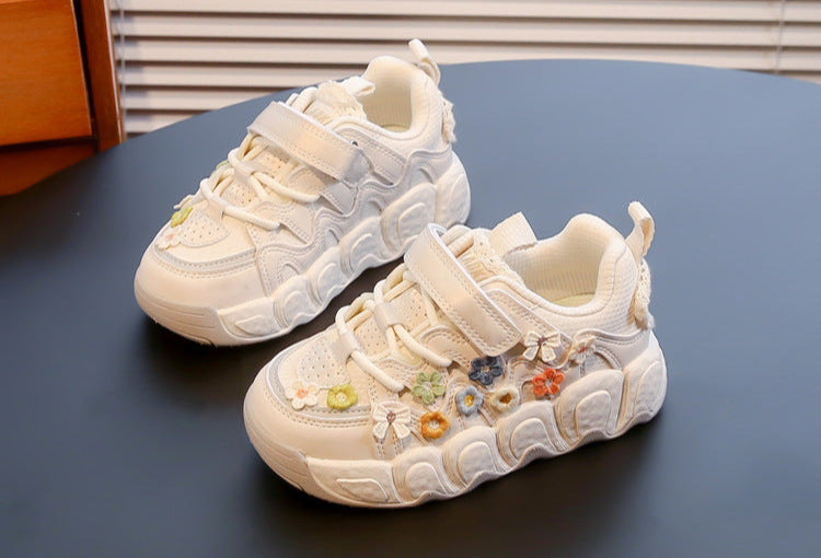 Tênis Infantil Feminino Florzinhas