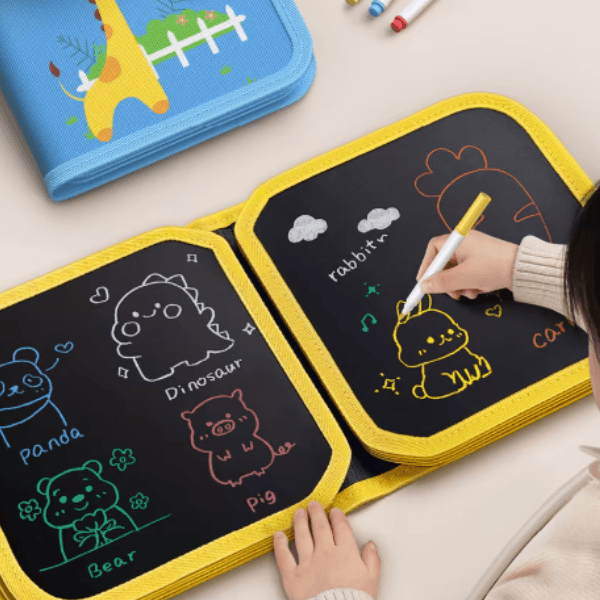 Caderno de Desenhos Mágico Apagável