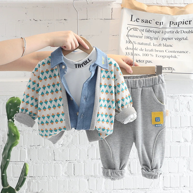 Conjunto Infantil Masculino Inverno 3 Peças