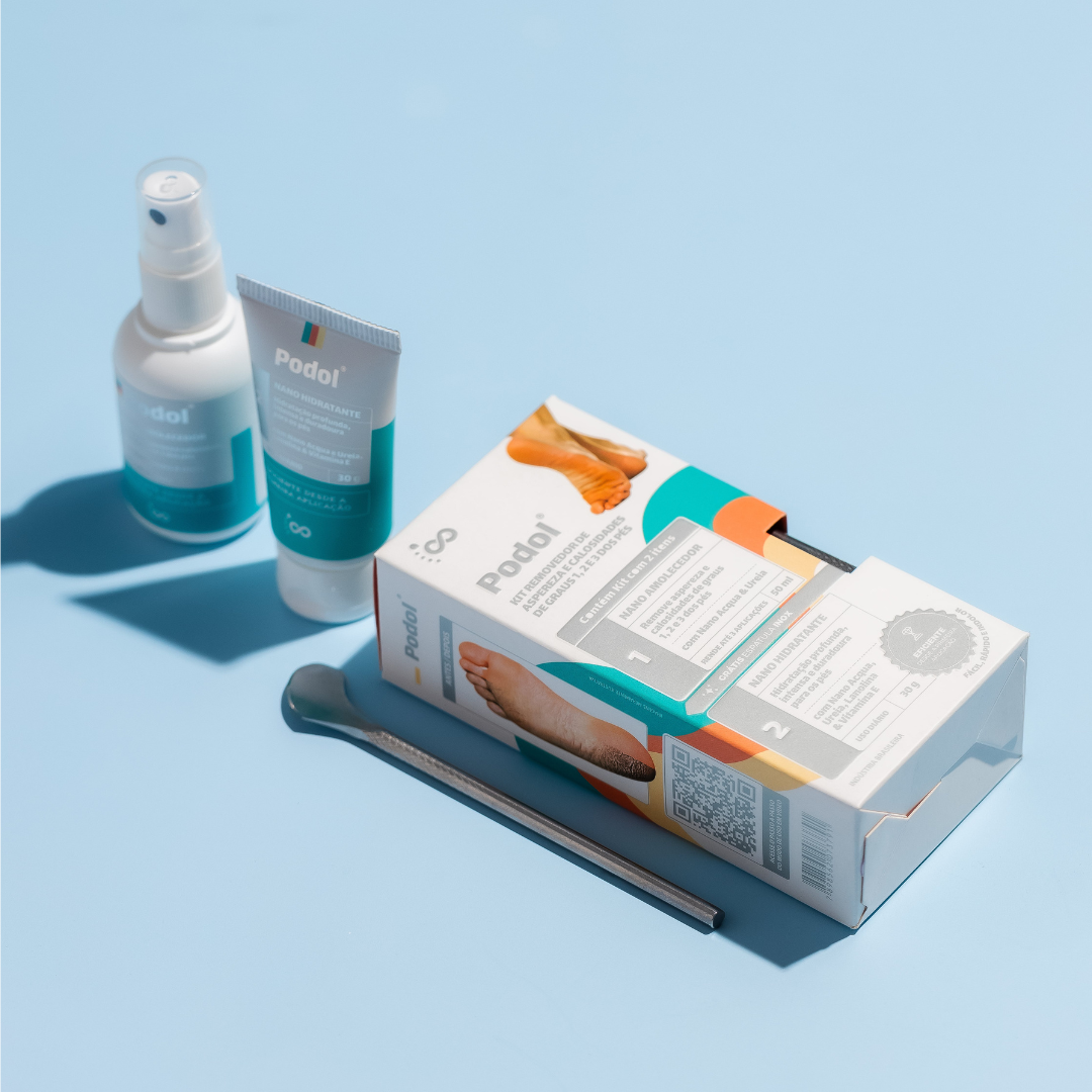 Kit Podol (Amolecedor, Hidratante e Espátula)