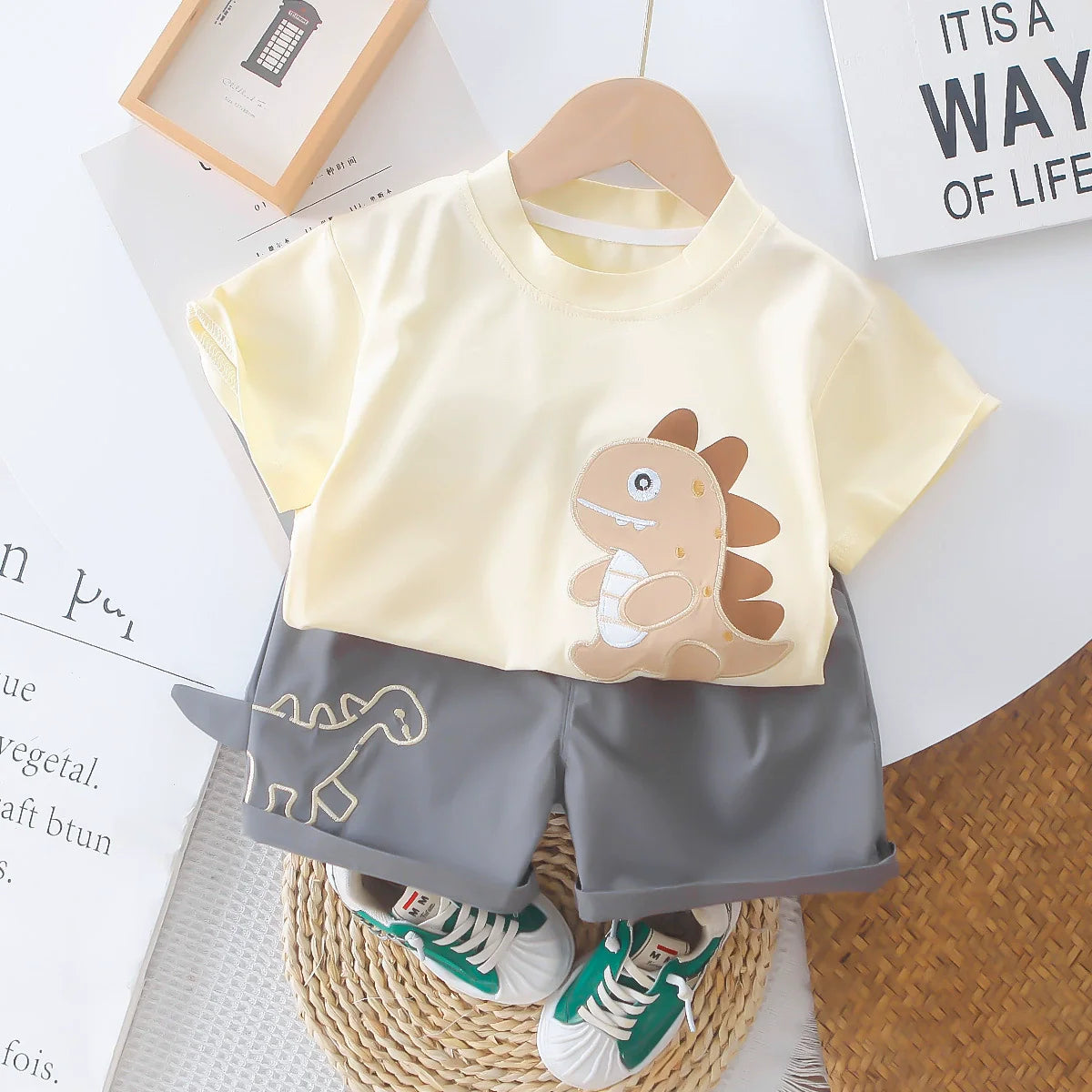 Conjunto Infantil Masculino Dinossauro