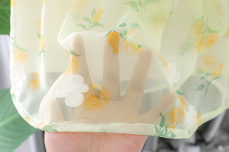 Conjunto Infantil Verão Florzinhas