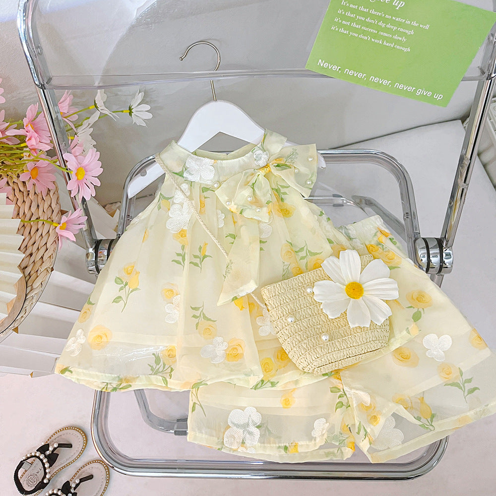 Conjunto Infantil Verão Florzinhas