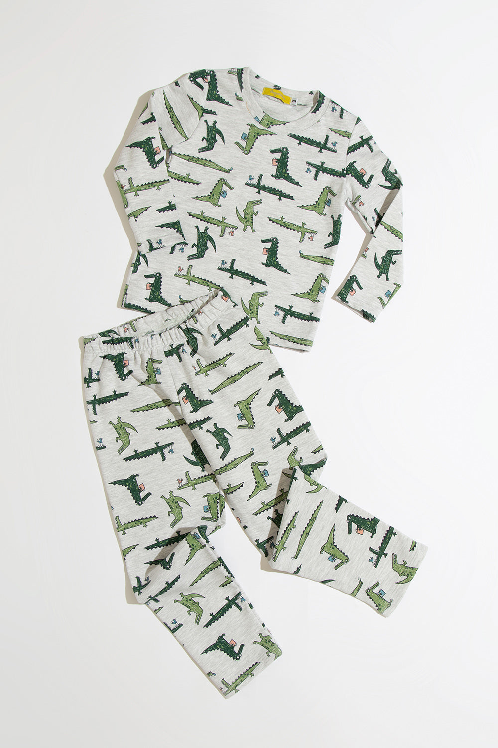 Pijama Infantil Longo Jacaré
