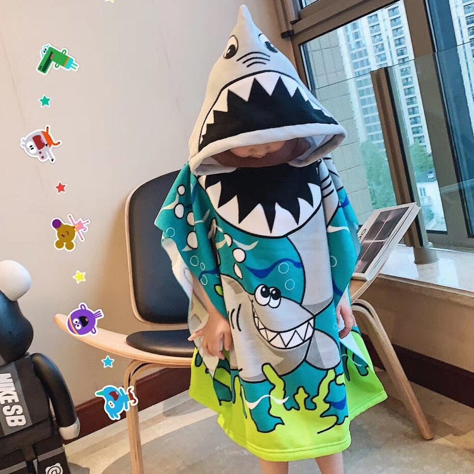 Roupão Infantil Divertido Piscina