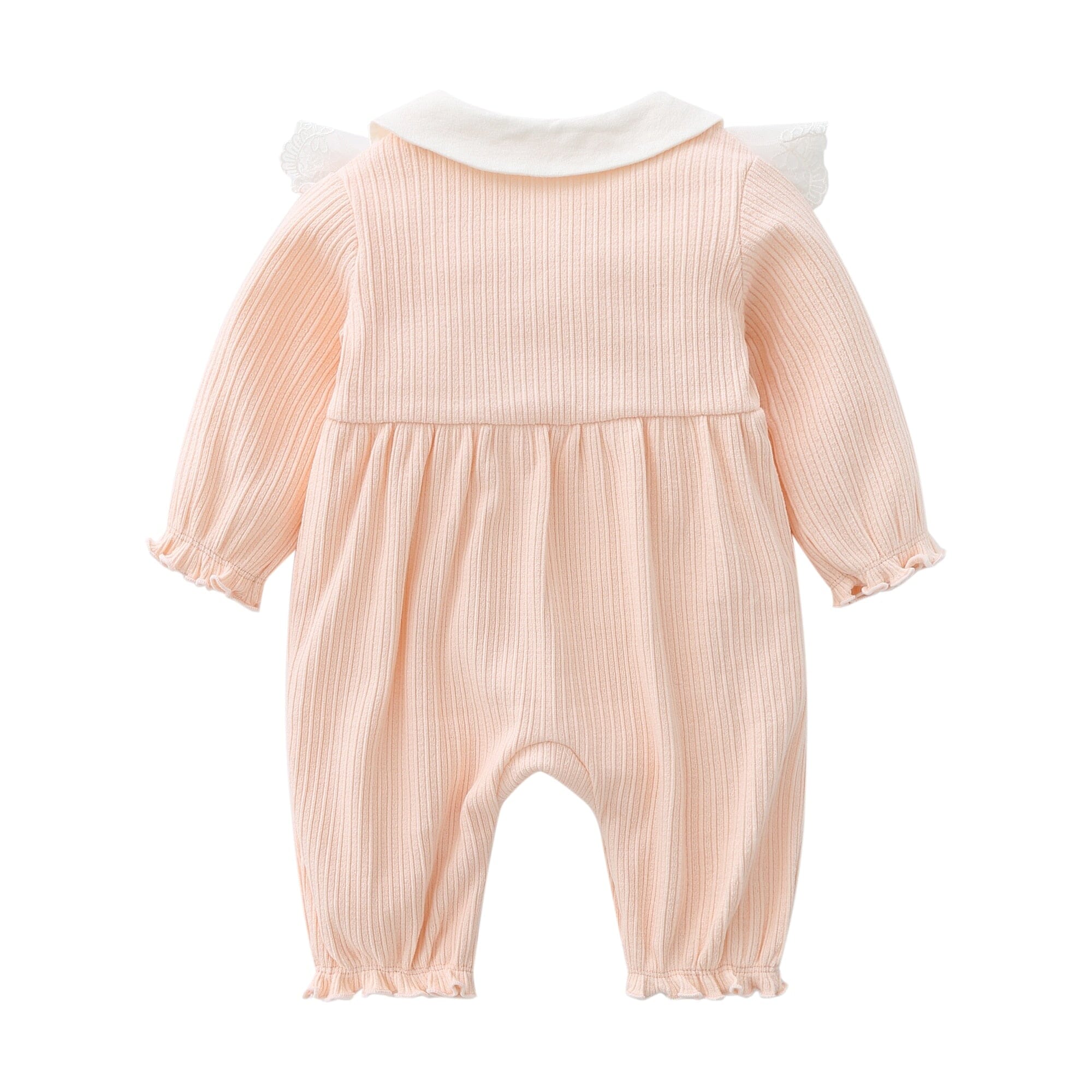 Saída Maternidade Gola e Lacinhos + Chapéu