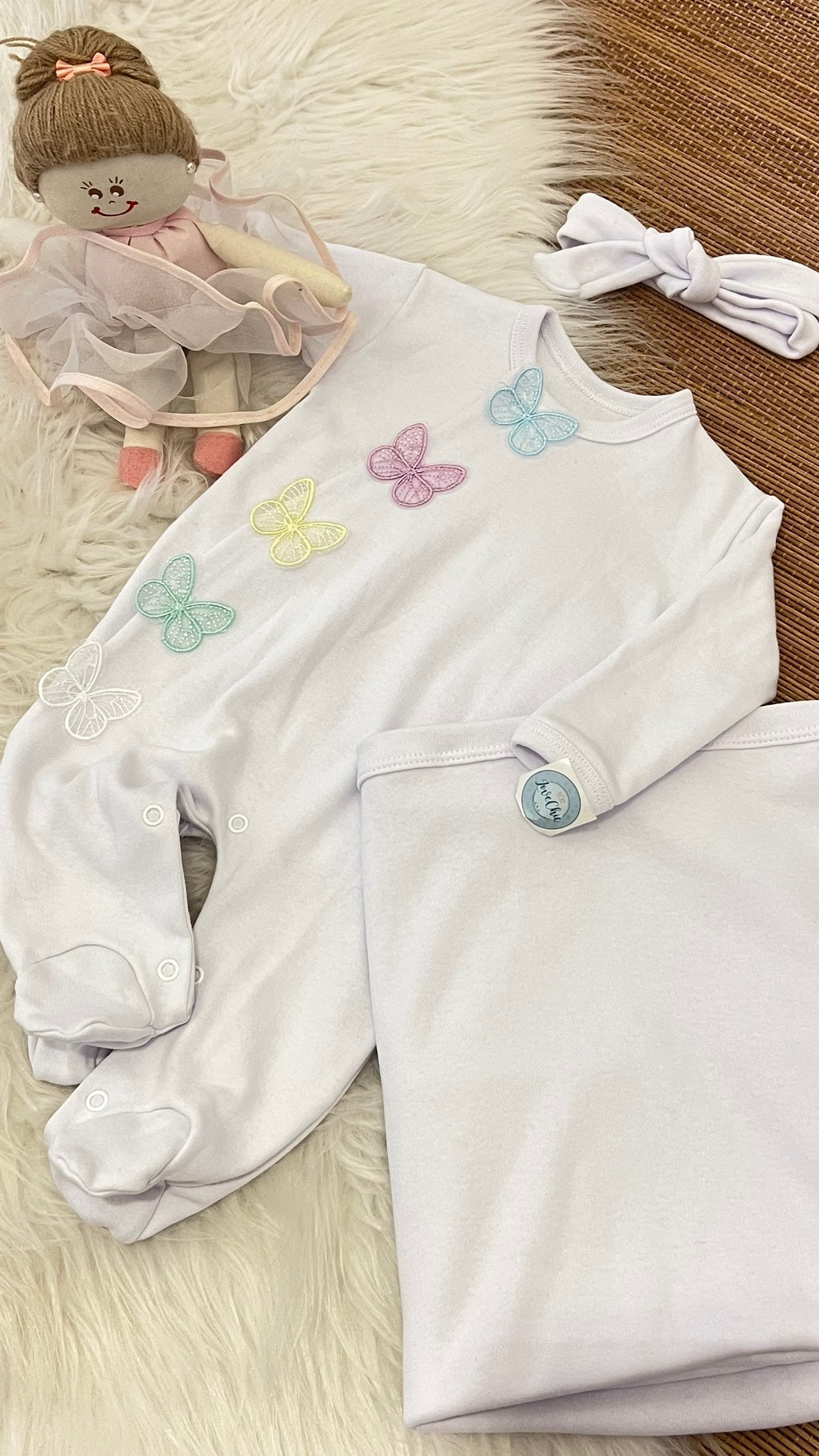 Saída maternidade Borboletas