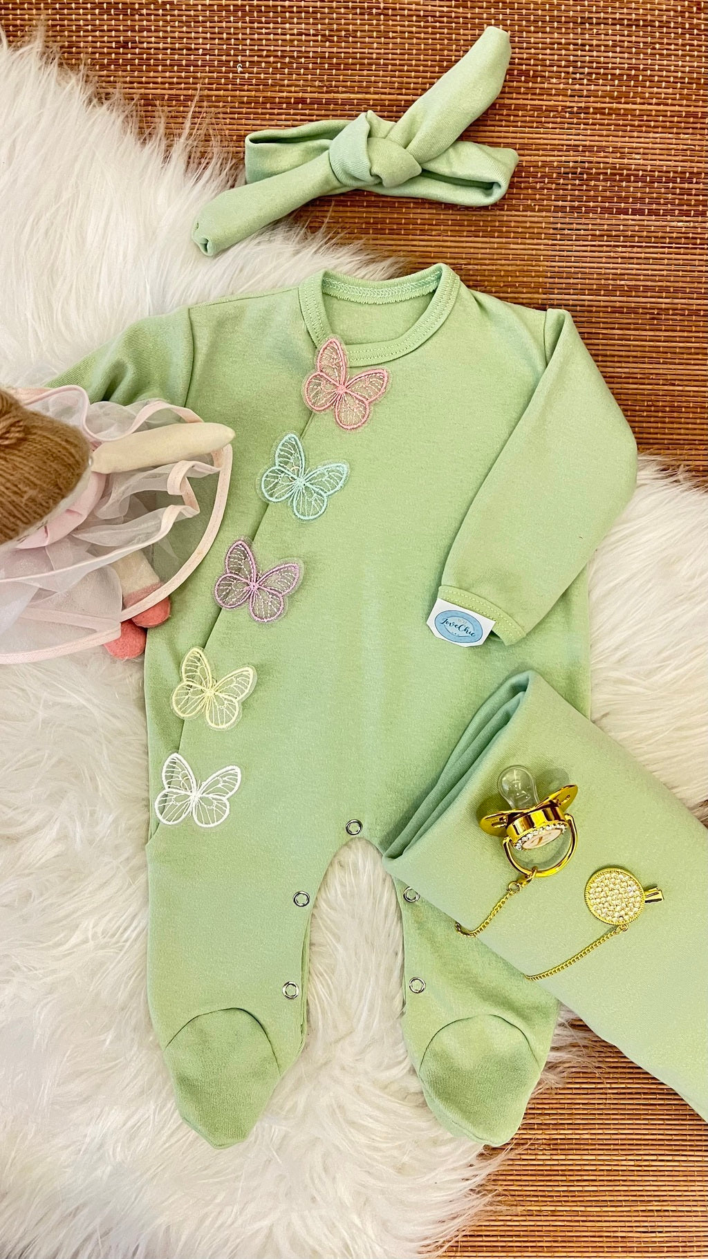 Saída maternidade Borboletas