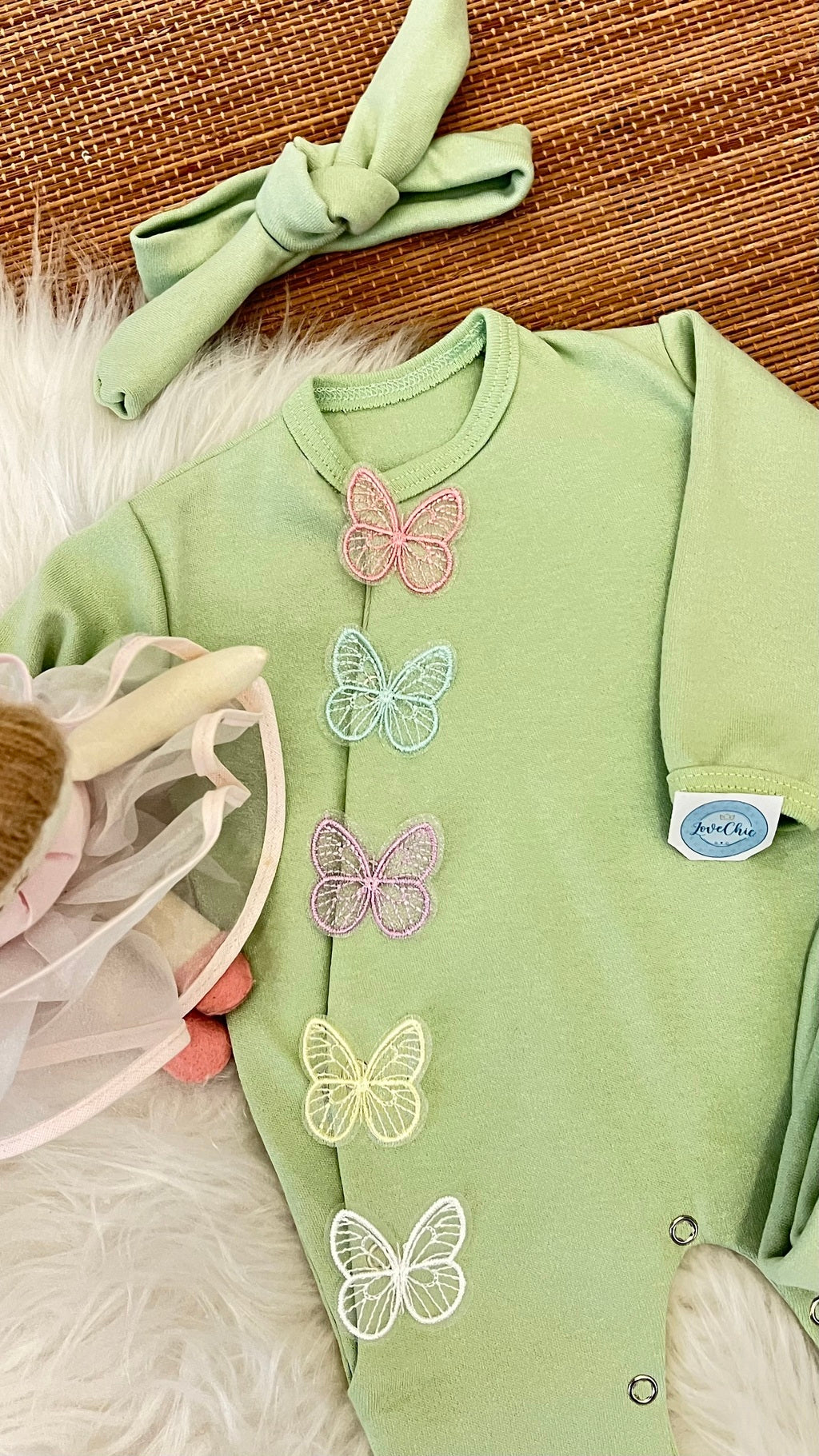 Saída maternidade Borboletas