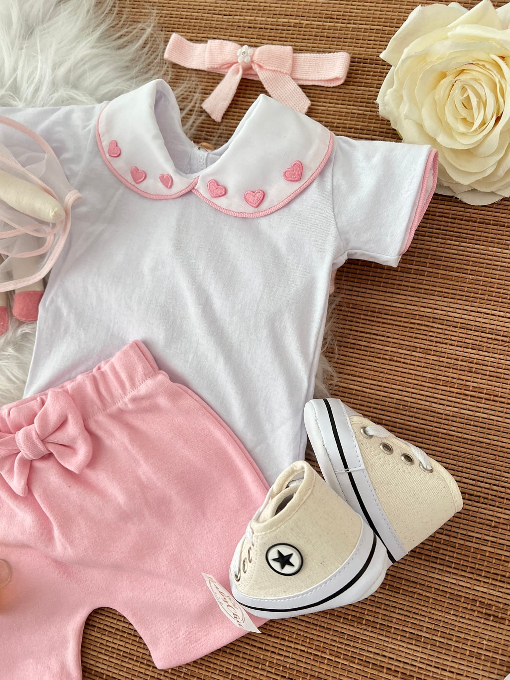 Kit Passeio menina luxuoso hipoalergênicos