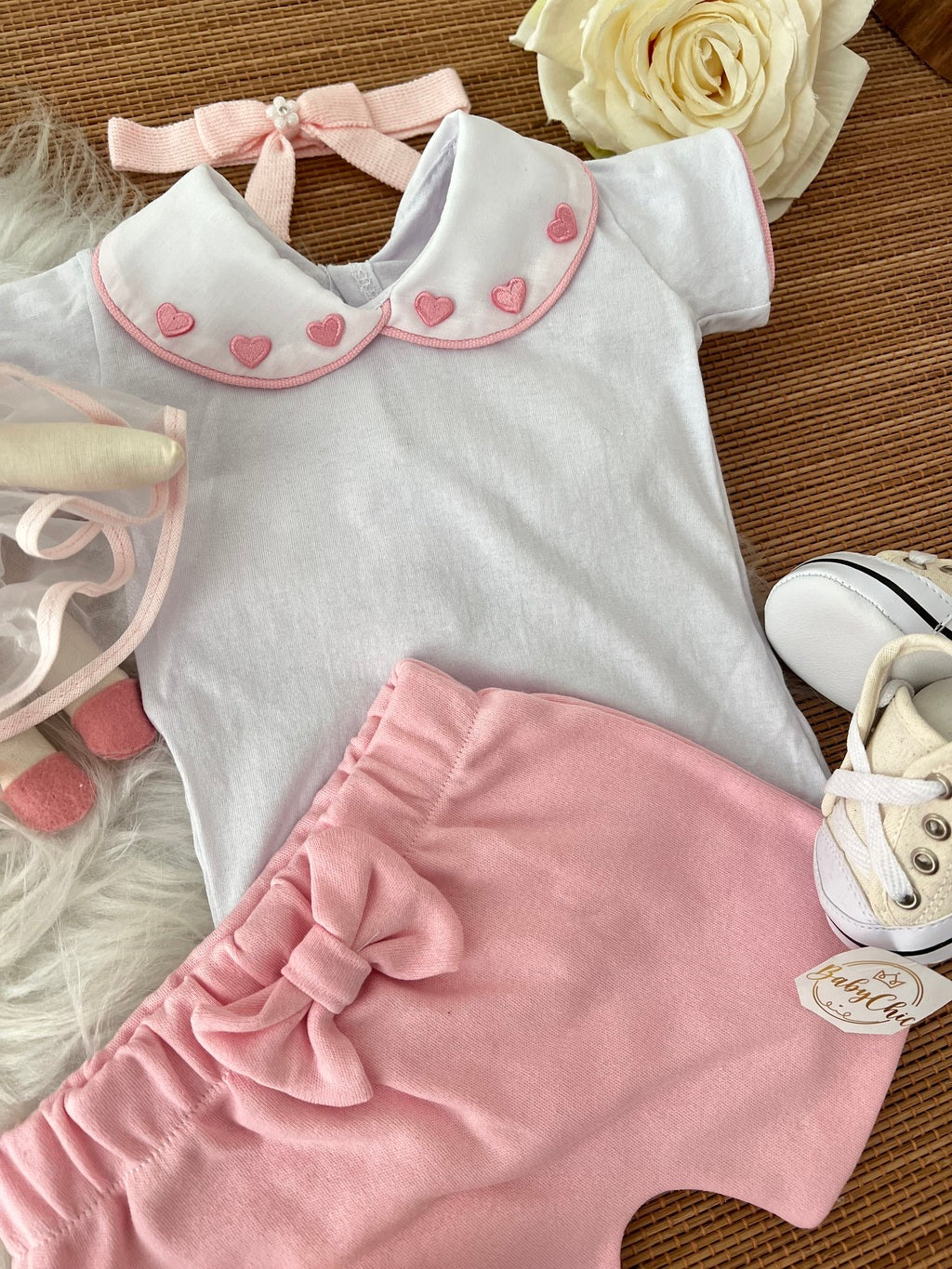 Kit Passeio menina luxuoso hipoalergênicos