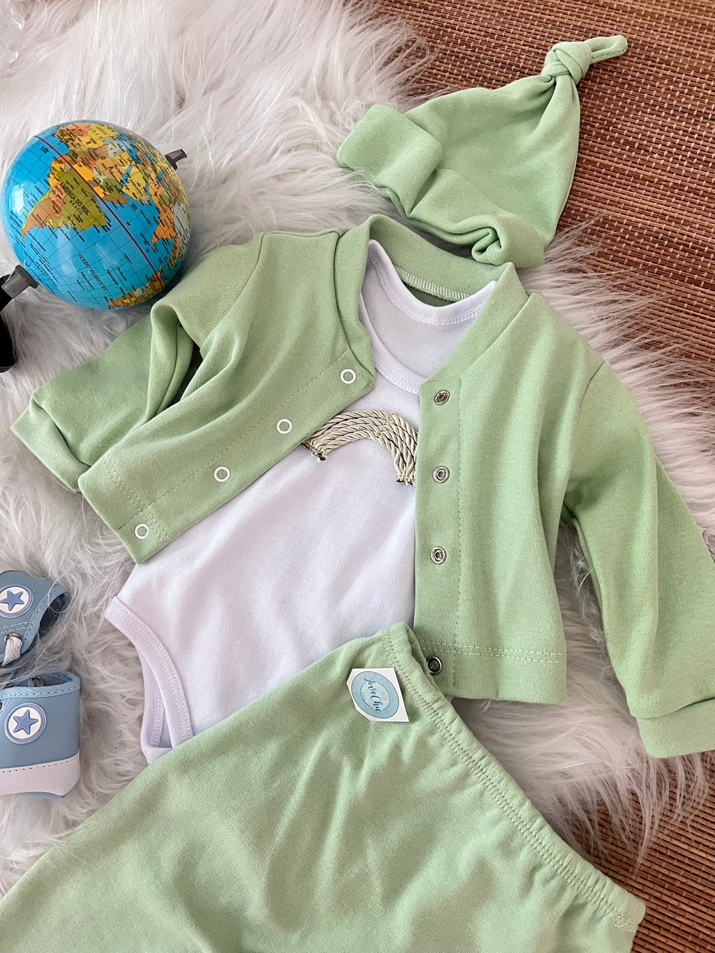 Kit estilosinho em fio egípcio hipoalergênico