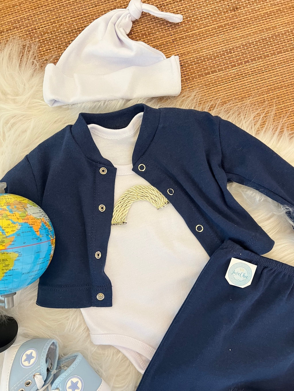 Kit estilosinho em fio egípcio hipoalergênico