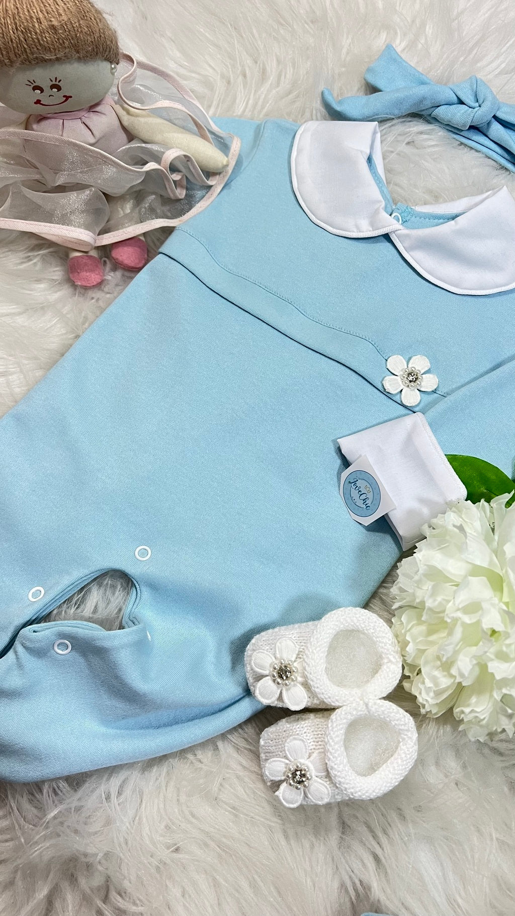 Macacão Loren em fio egípcio