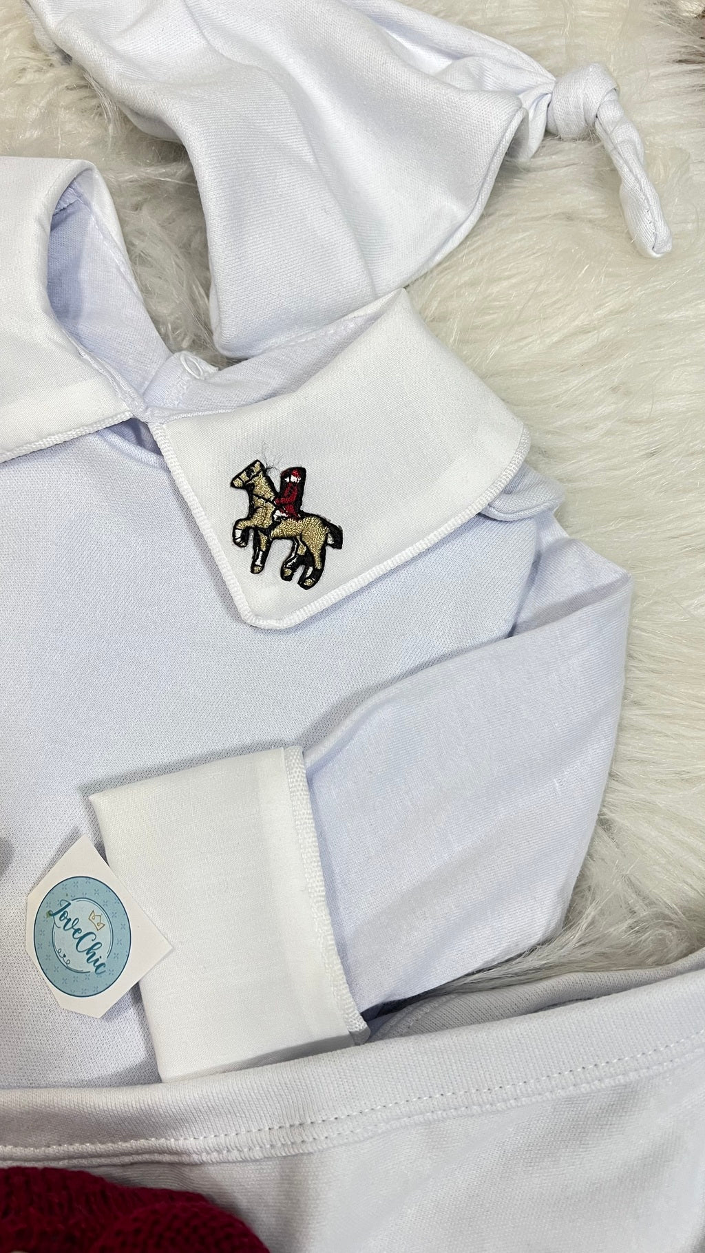 Salopete + Body em fio egípcio menino