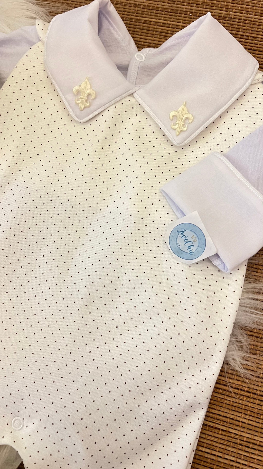 Salopete + Body em fio egípcio menino