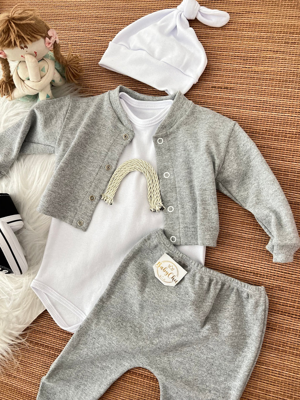 Kit estilosinho em fio egípcio hipoalergênico