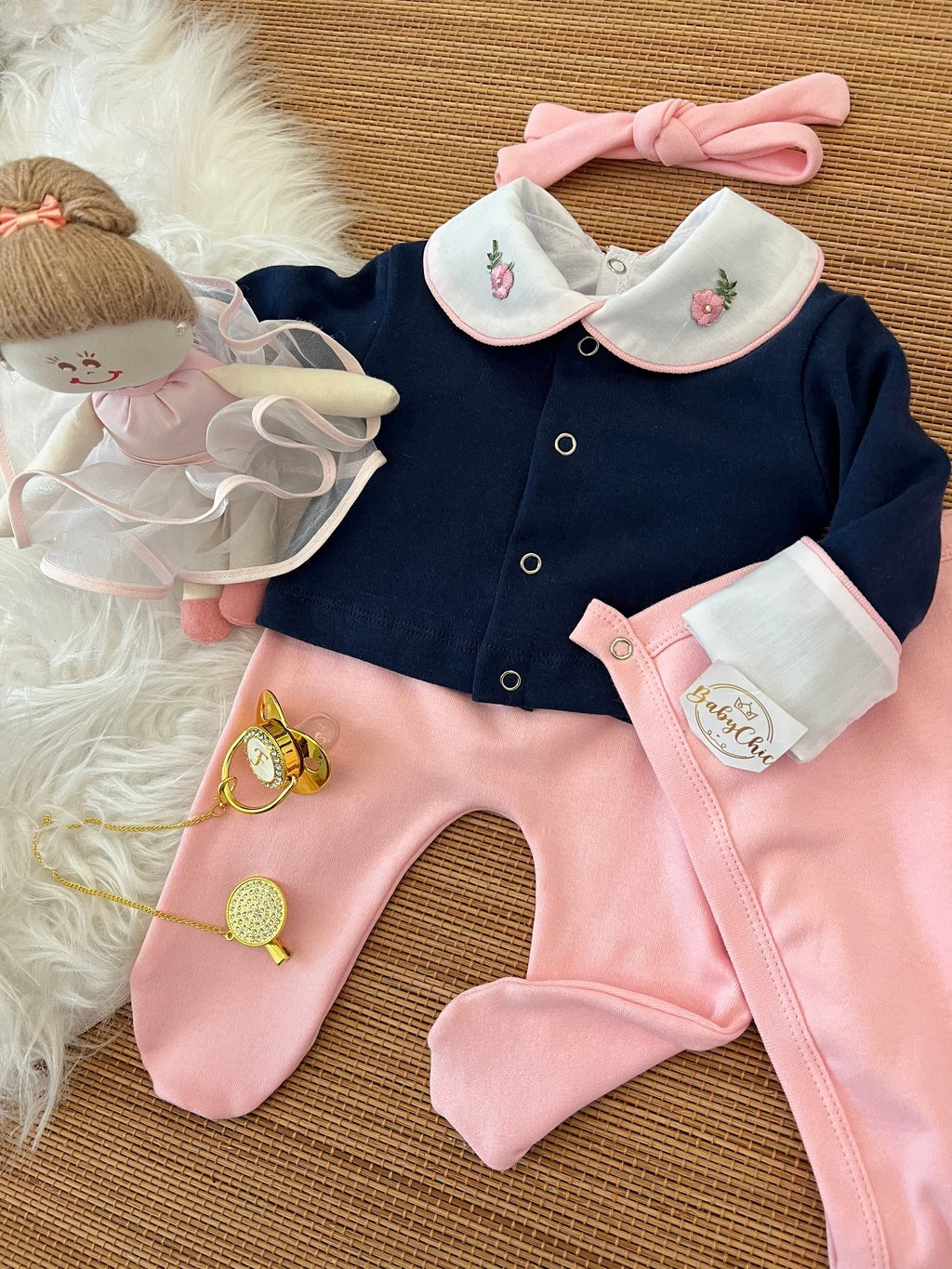 Saida maternidade Laís em fio egípcio