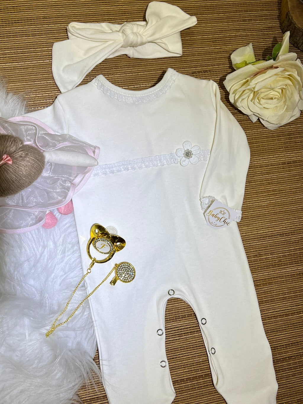 Macacão em fio Egípcio Luiza