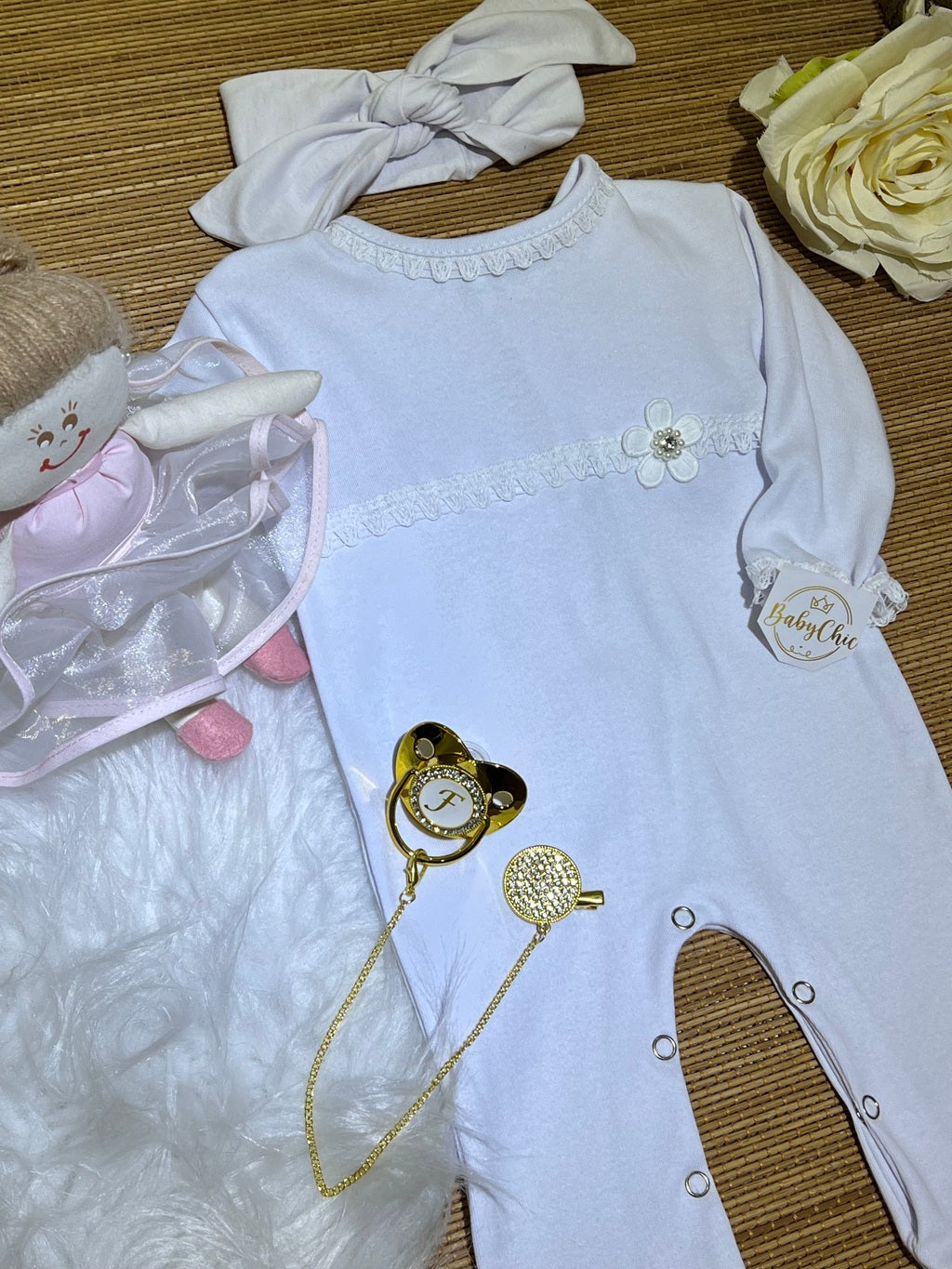 Macacão em fio Egípcio Luiza