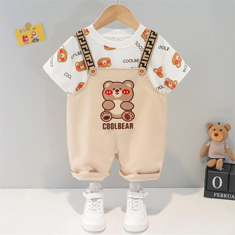 Jardineira Infantil Urso Legal