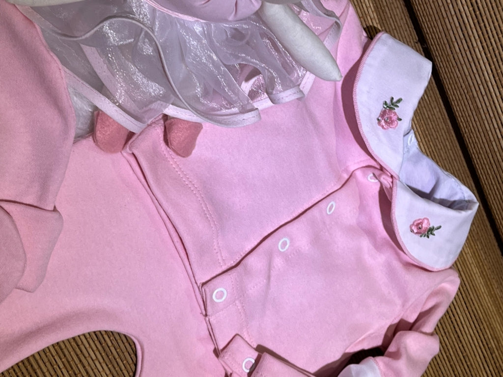 Kit saída maternidade Laís em fio egípcio