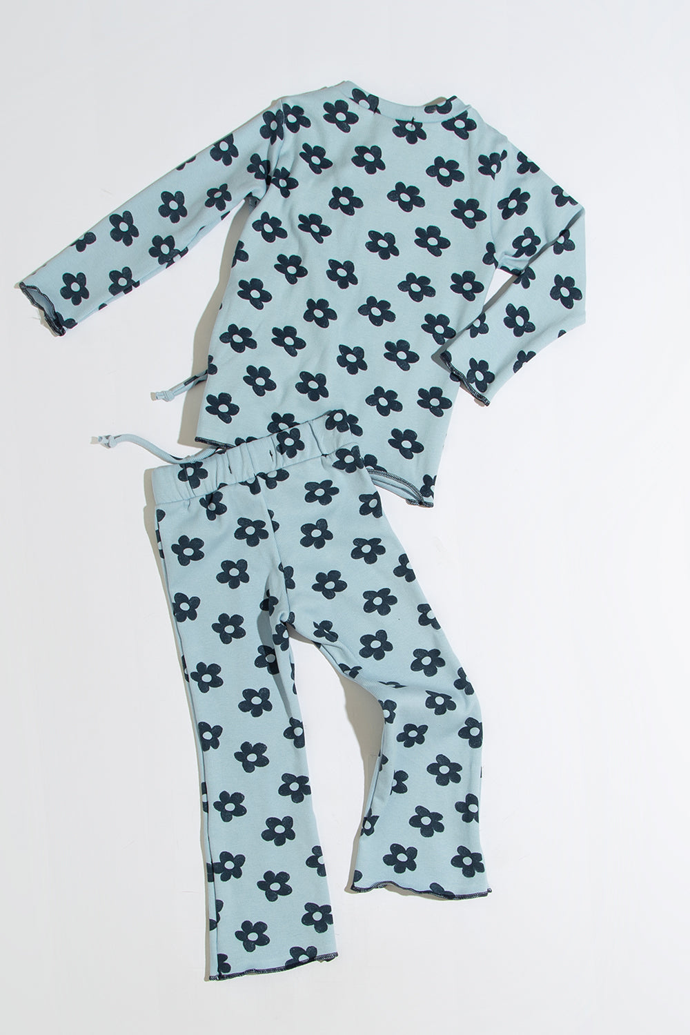 Conjunto Infantil Canelado Azul