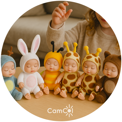 Mini Reborn - Combo com 6 Bonecas!