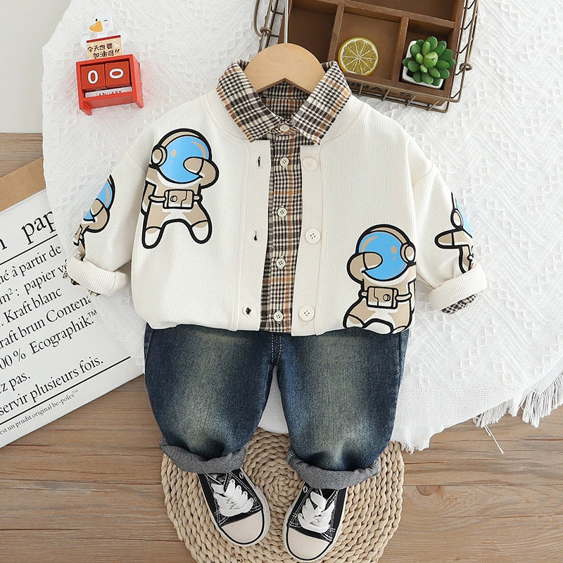 Conjunto Infantil 3 Peças Astronauta