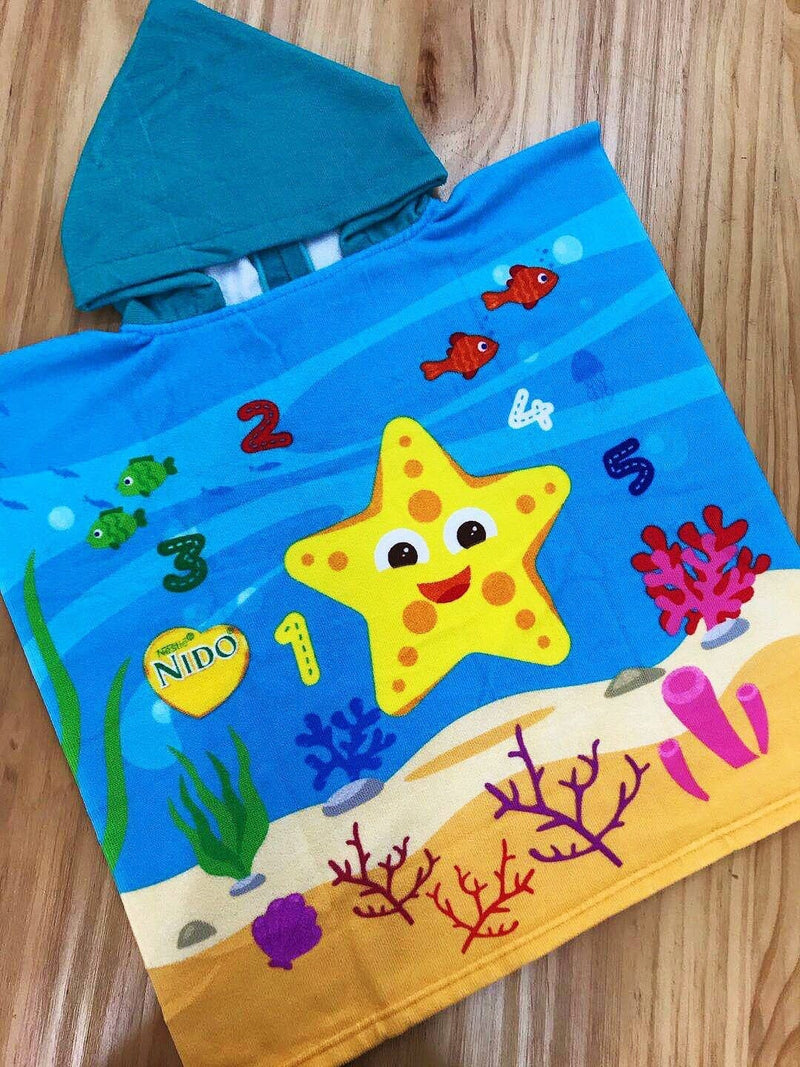 Roupão Infantil Divertido Piscina