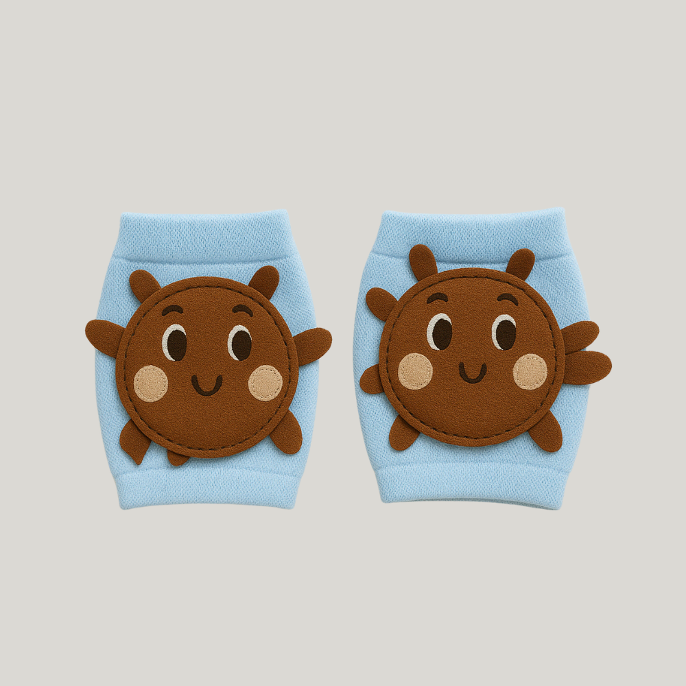 Joelheira Bebê Anti-Atrito Proteção Engatinhar Carangueijo