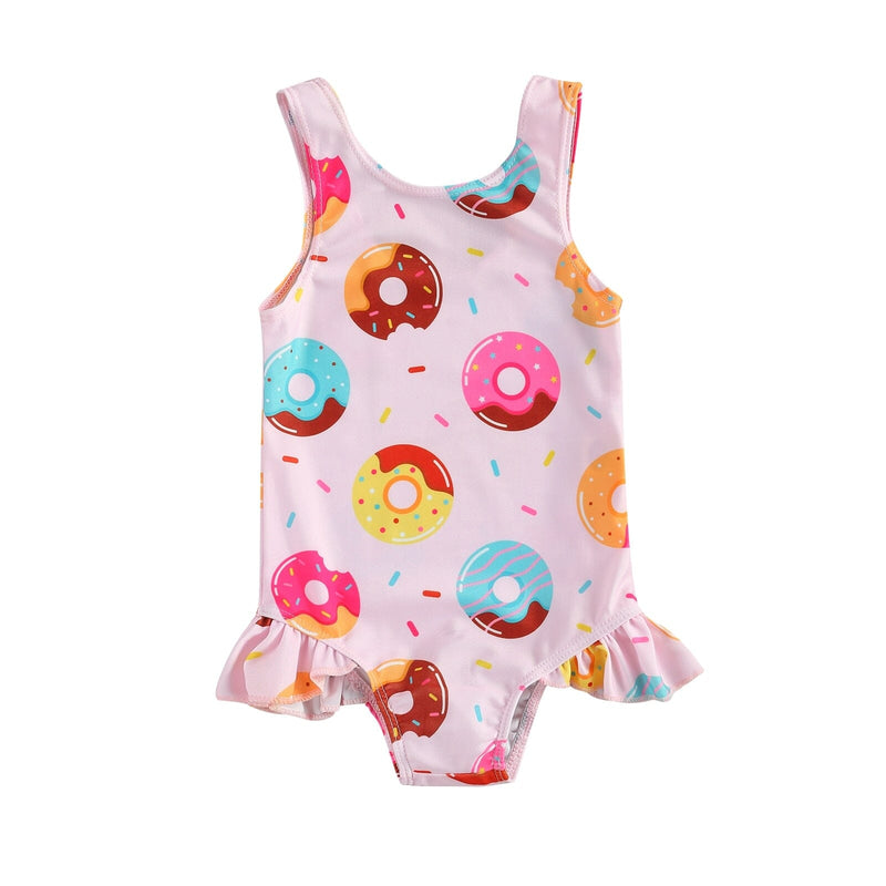 Maiô Infantil Caranguejo e Donut