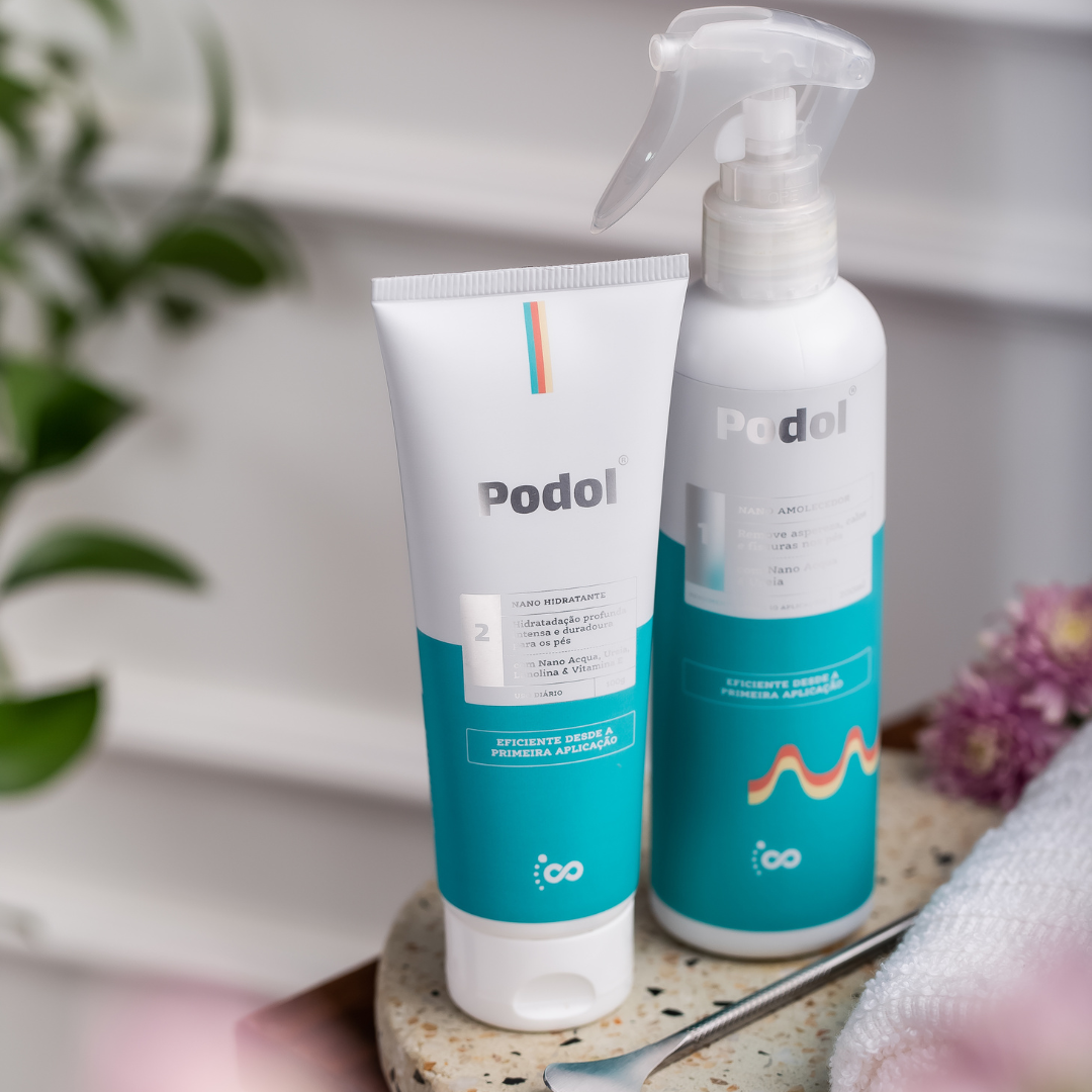 Kit Podol (Amolecedor, Hidratante + Espátula)