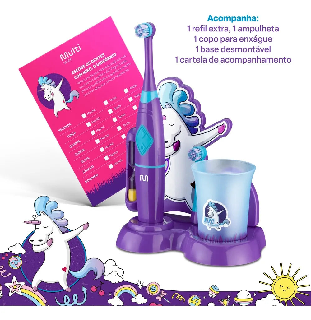 Escova Infantil Elétrica Mágica Kids