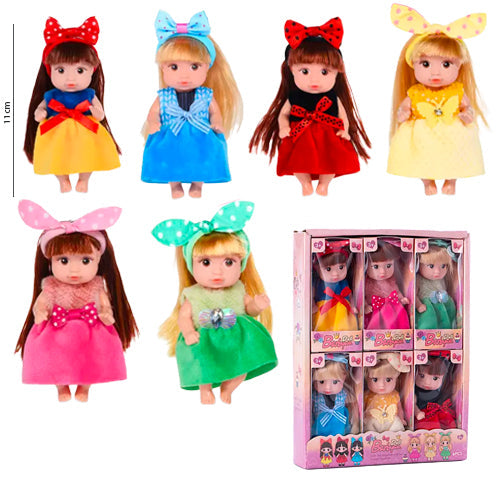 Mini Reborn - Combo com 6 Bonecas!