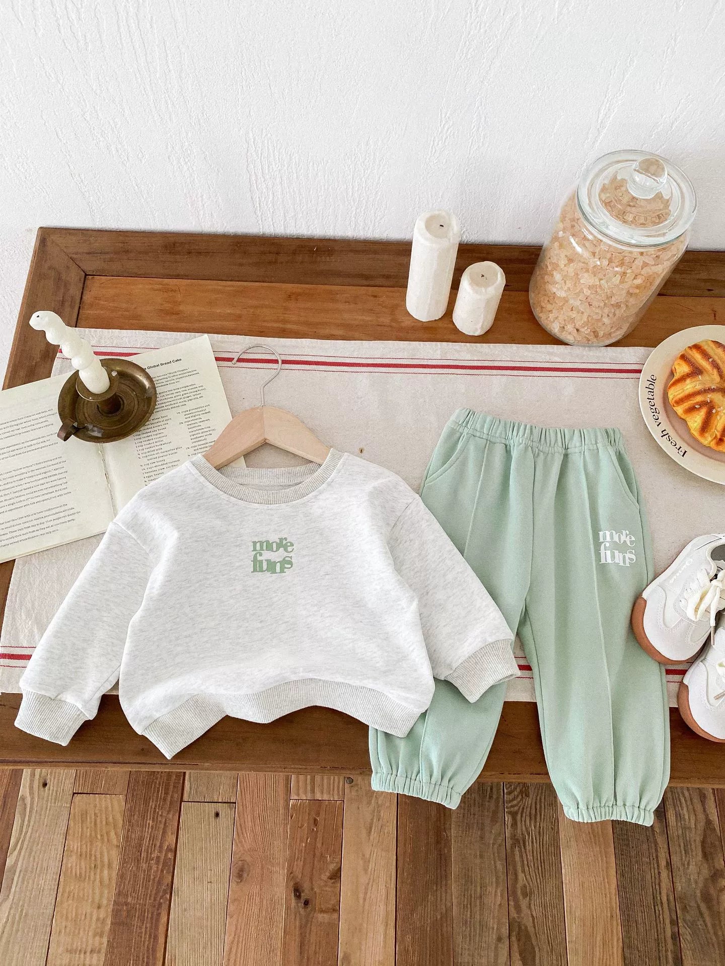 Conjunto Infantil Moletinho Letras