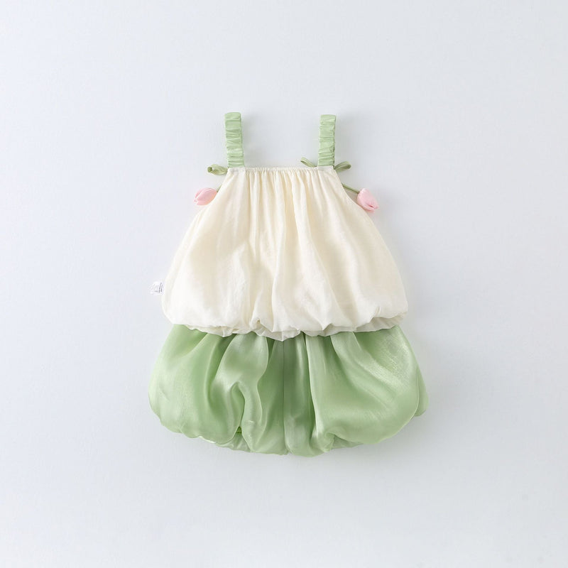 Conjunto Infantil Feminino Boutique Tulipas