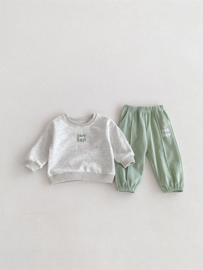 Conjunto Infantil Moletinho Letras