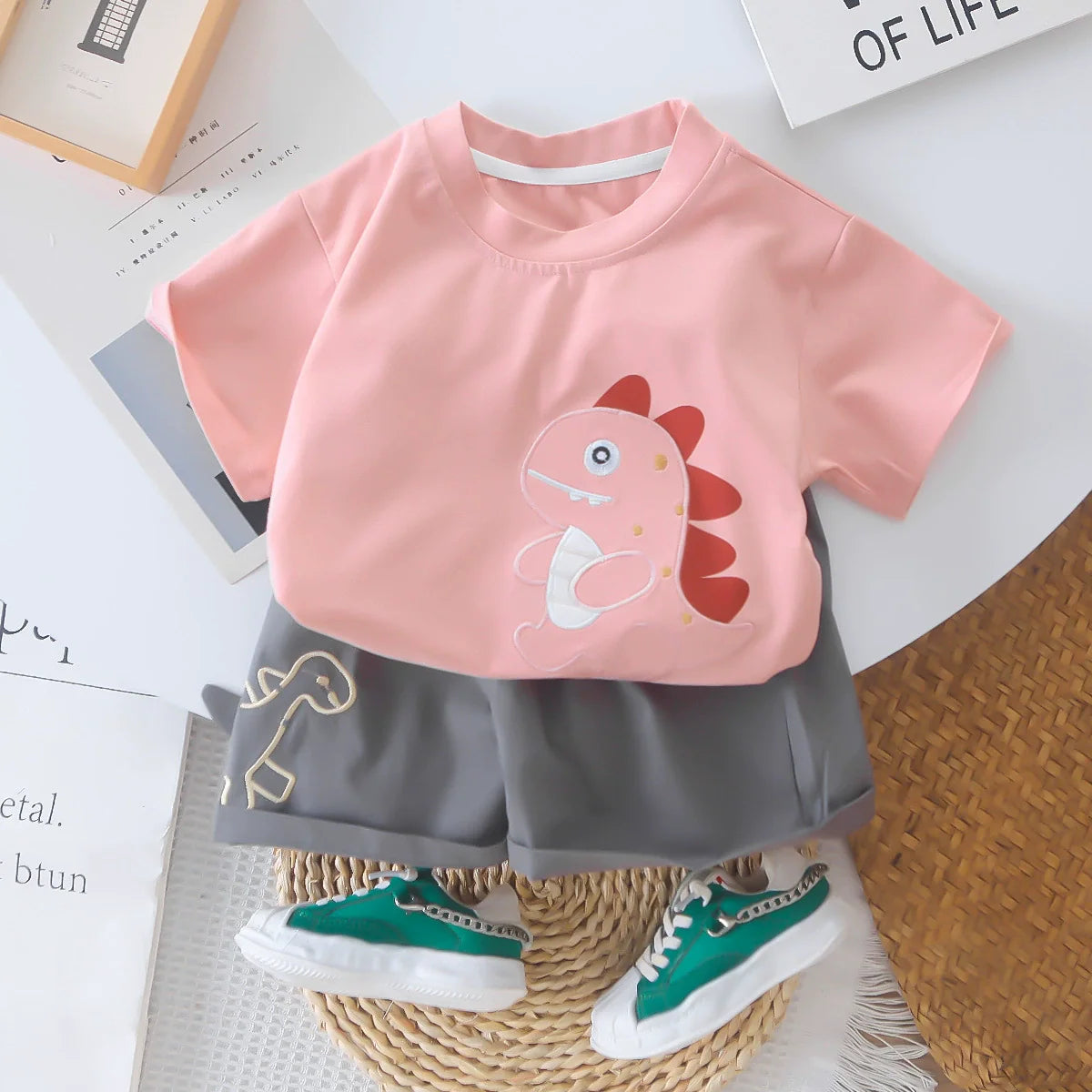 Conjunto Infantil Masculino Dinossauro