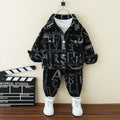 Conjunto Infantil Masculino Letras Jeans