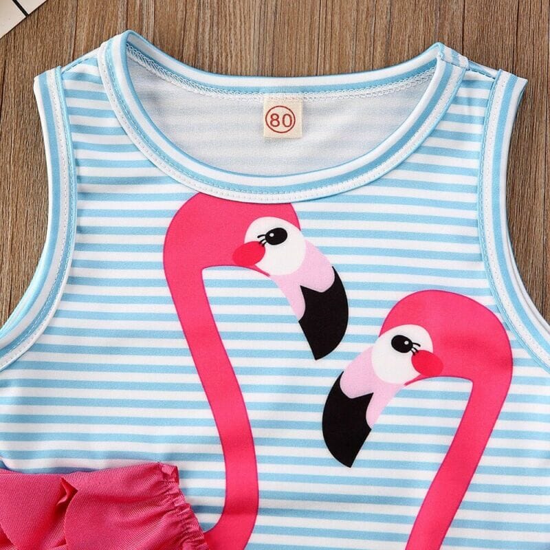 Maiô Infantil Flamingo