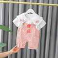 Conjunto Infantil Feminino Gola Lacinho