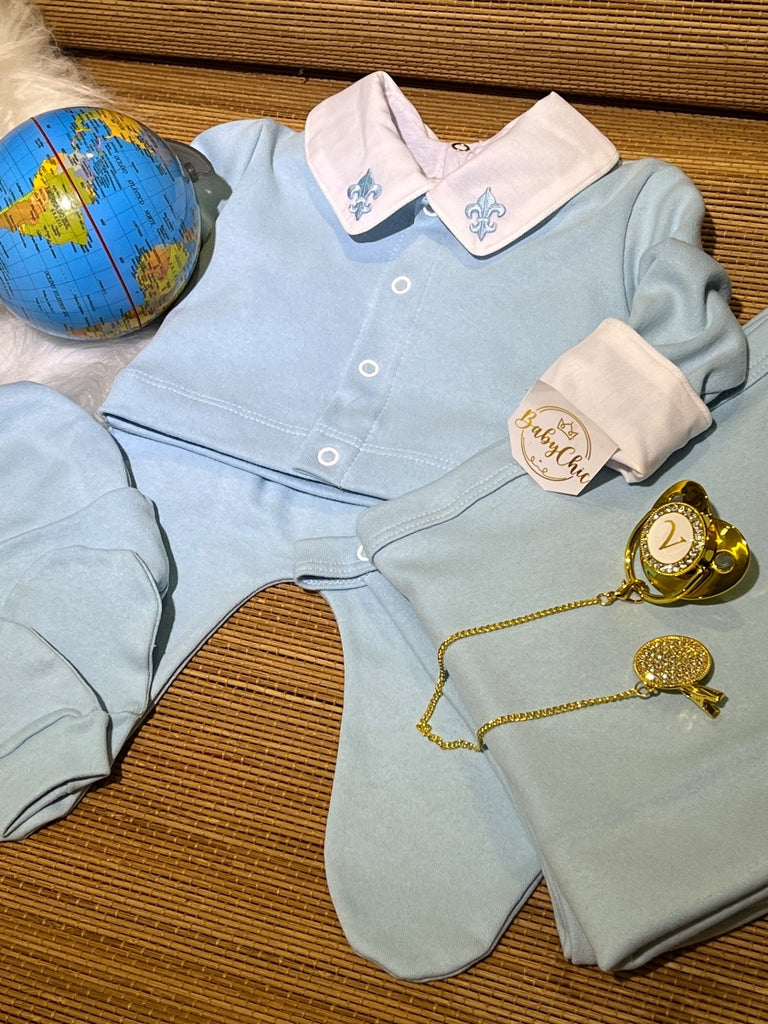 Kit saída maternidade Raian em fio egípcio