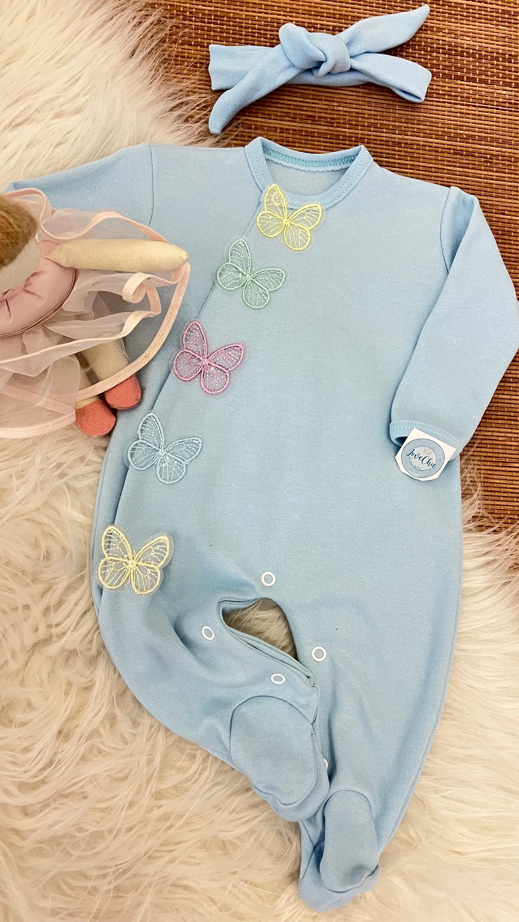 Saída maternidade Borboletas