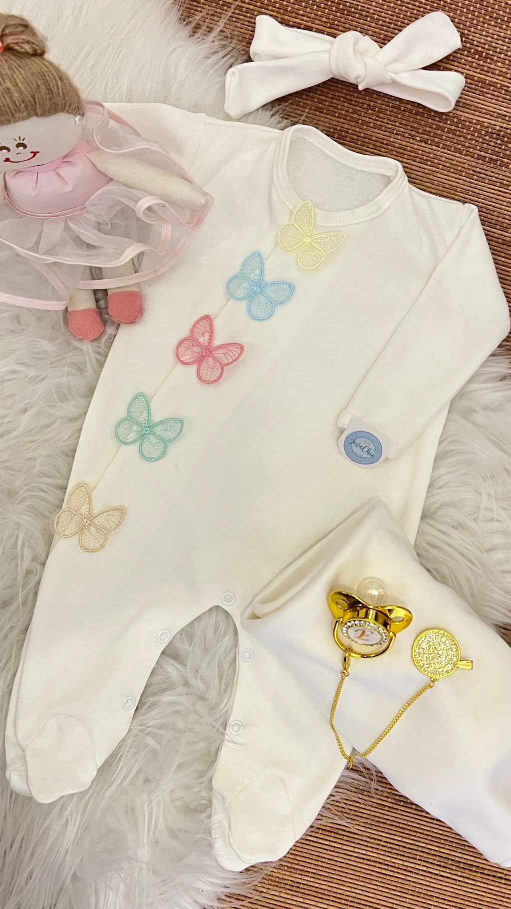 Saída maternidade Borboletas