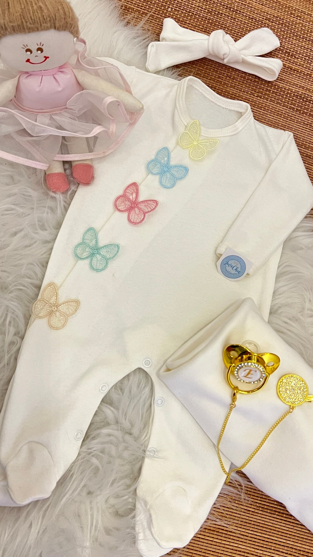 Saída maternidade Borboletas