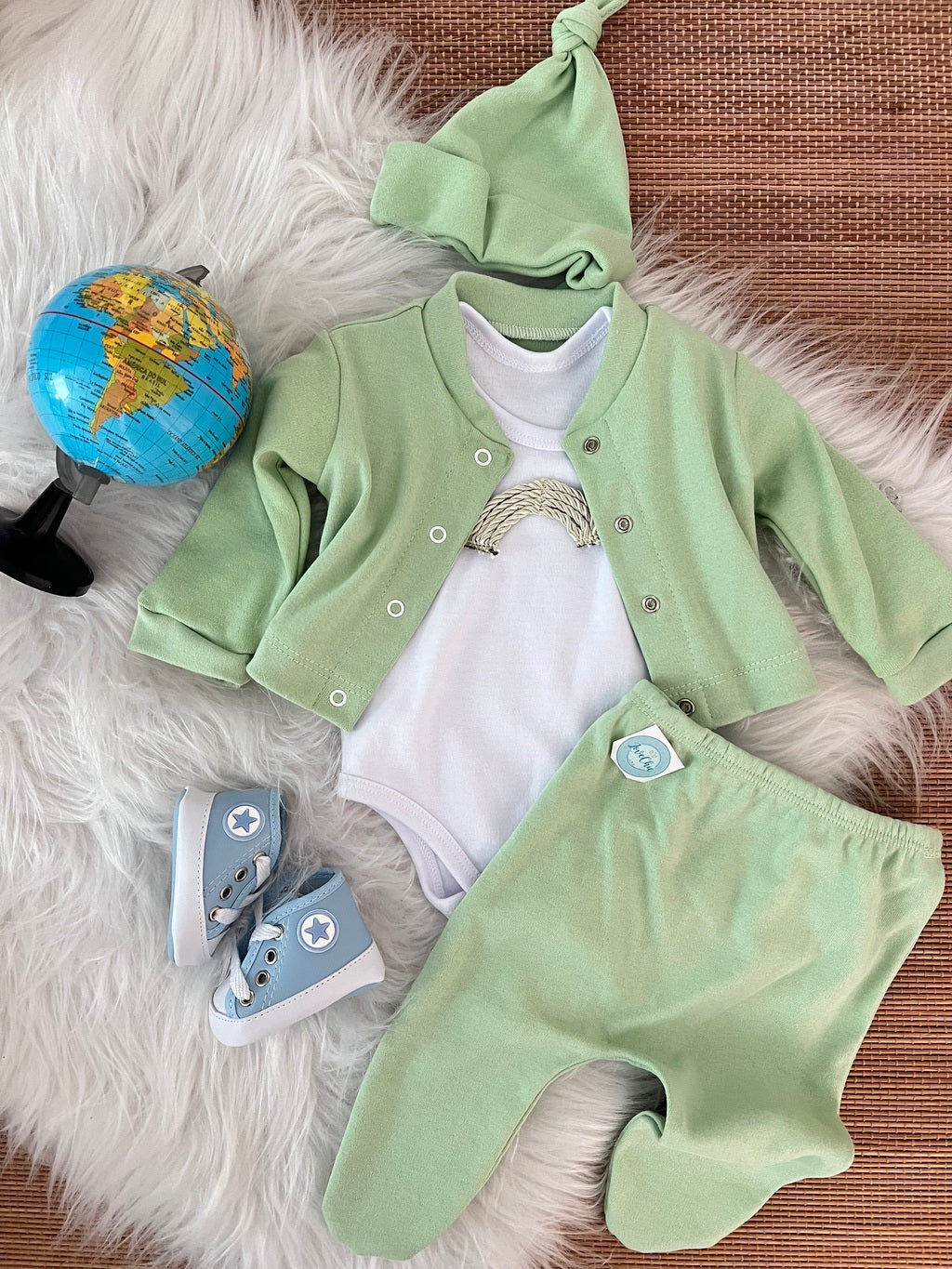 Kit estilosinho em fio egípcio hipoalergênico